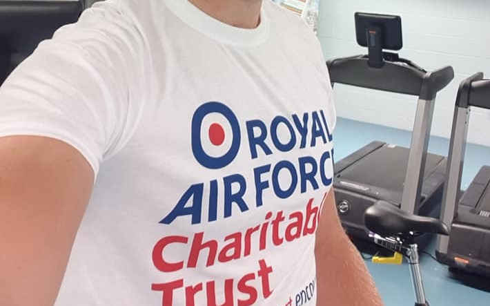 e RAF Charitable Trust t-shirt.